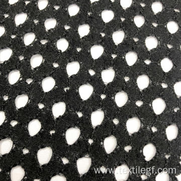 Black Lace Knitting Fabric